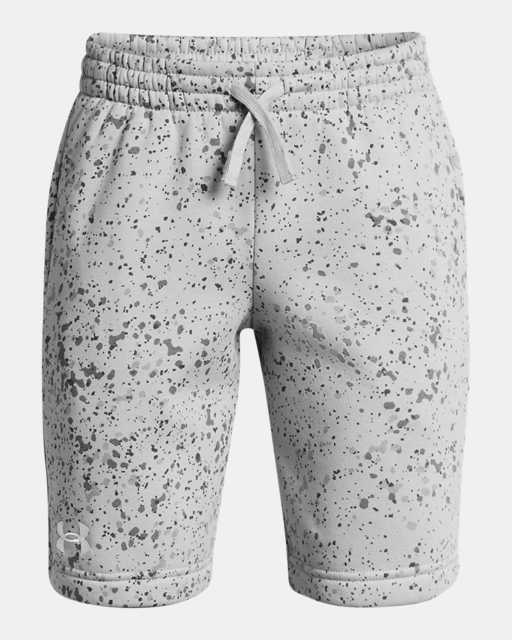 Boys' UA Rival Fleece Printed Shorts
